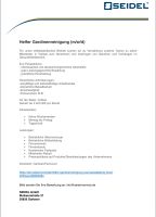 Helfer Gardinenreinigung (m/w/d) Niedersachsen - Garbsen Vorschau