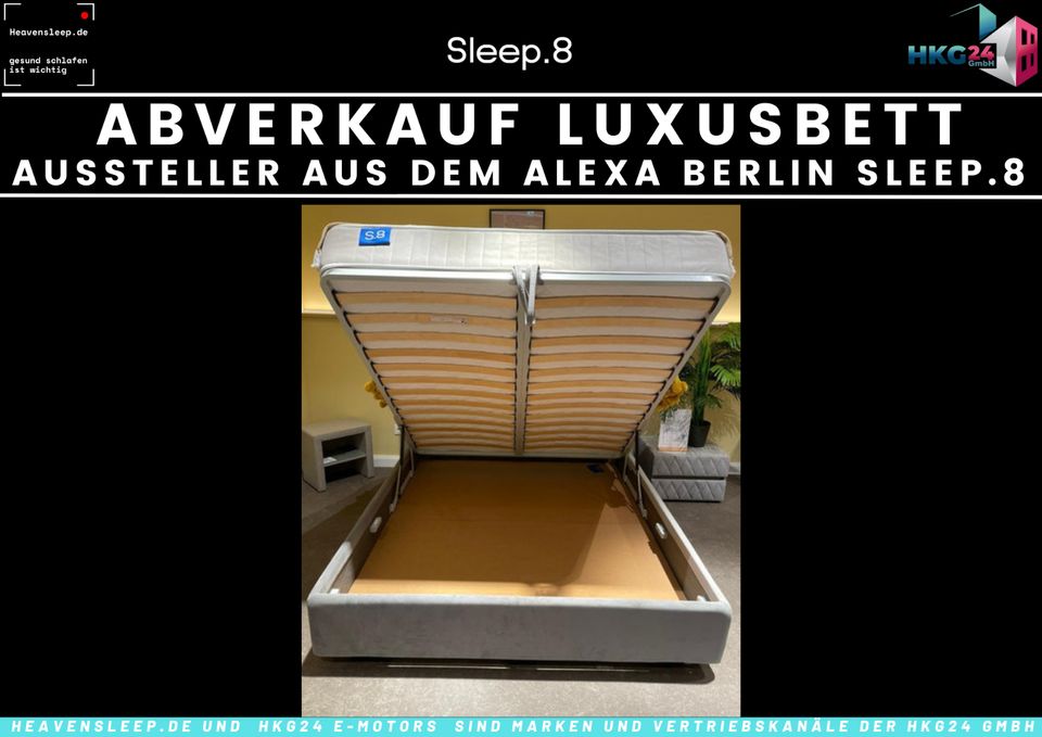Luxusbett Arno 200x160 sleep.8 NP 2.558,-€ 60% Nachlass 1x in Großbeeren