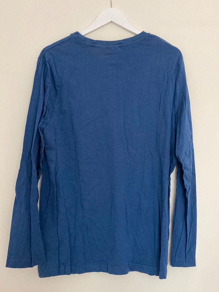 Blaues Herren Langarm-Shirt Gr. 52/54 - wie neu in Leer (Ostfriesland)