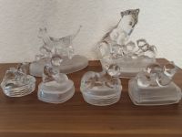 Kristall-Glas Figuren Katze Bleikristall 6 Stück. Nordrhein-Westfalen - Paderborn Vorschau