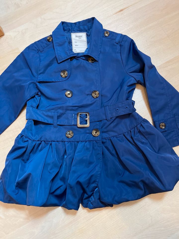 Mayoral Girl Jacke Mantel gr 104 blau *wie neu* in Darmstadt