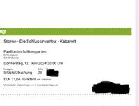 Biete 2 Tickets Storno Schlussinventur 13.06.24 Münster Nordrhein-Westfalen - Greven Vorschau