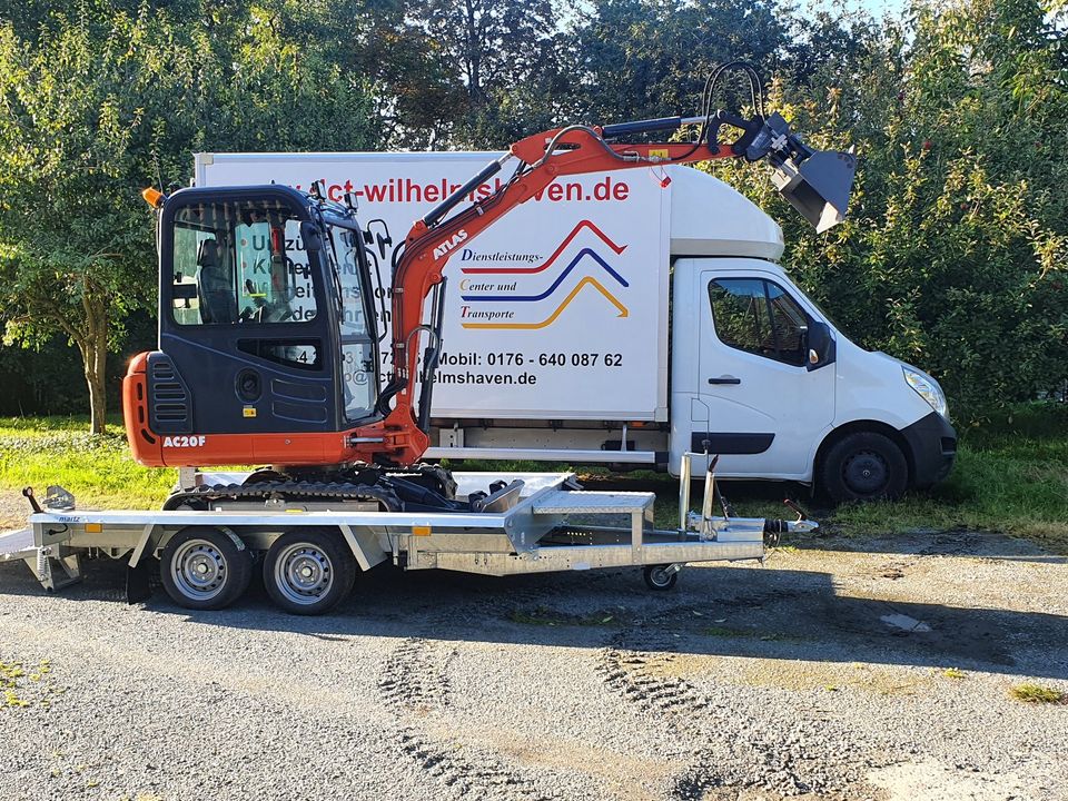 Minibagger mieten in Wilhelmshaven