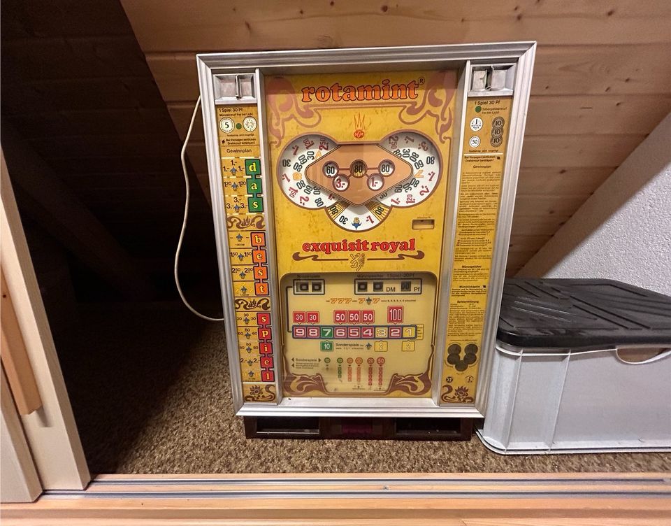 Spielautomat Geldspielautomat DM rotamint exquisit royal in Lenzkirch