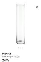 Dekovase Vase Zylinder 69 cm hoch Ikea Niedersachsen - Ganderkesee Vorschau