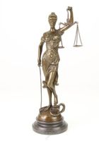 Bronze Skulptur Lady Justice Gerechtigkeit Anwalts Kanzlei Deko Nordrhein-Westfalen - Bocholt Vorschau