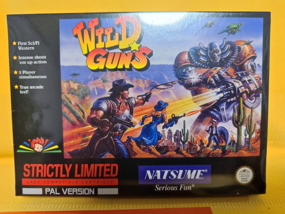 SNES Super Nintendo - Wild Guns - PAL - neu in Kelsterbach