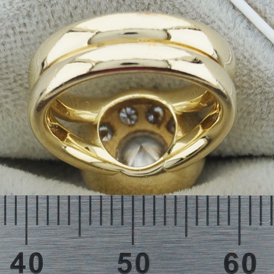 Ring Gold 750 mit Brillanten, Brillantring, Goldring in Friedelsheim