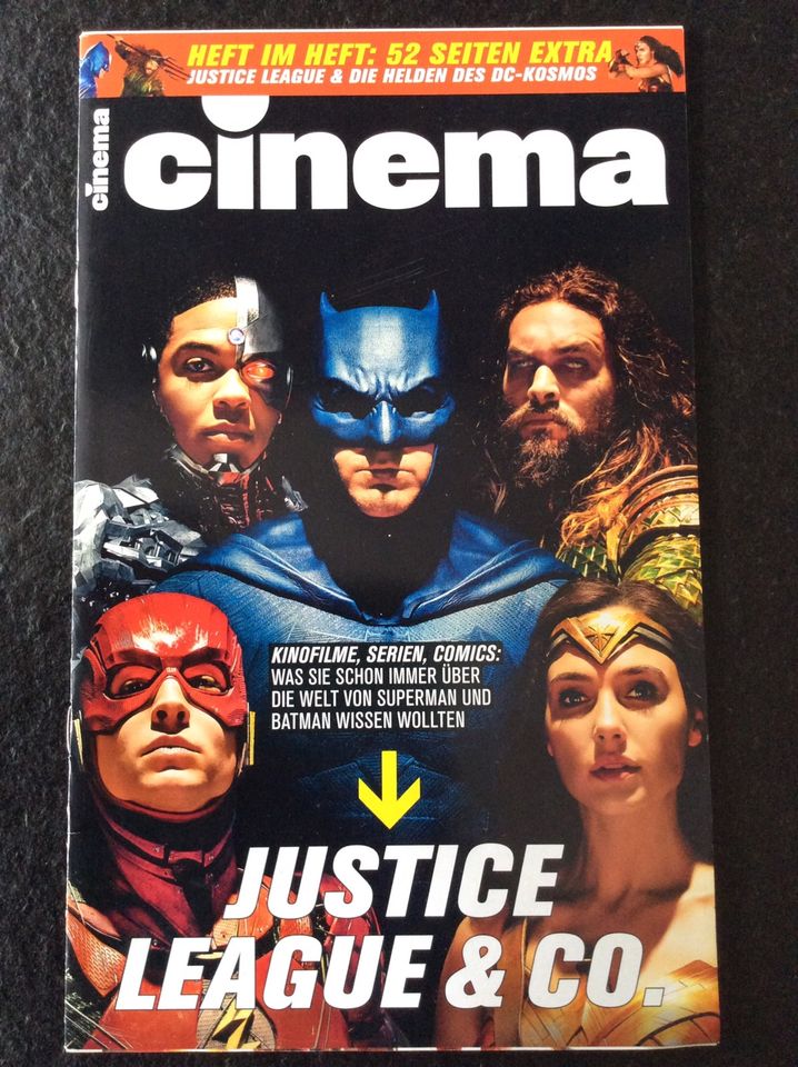 Zeitschrift Kino - CINEMA JUSTICE LEAGUE DC - HEFT IM HEFT - Film in Bekond