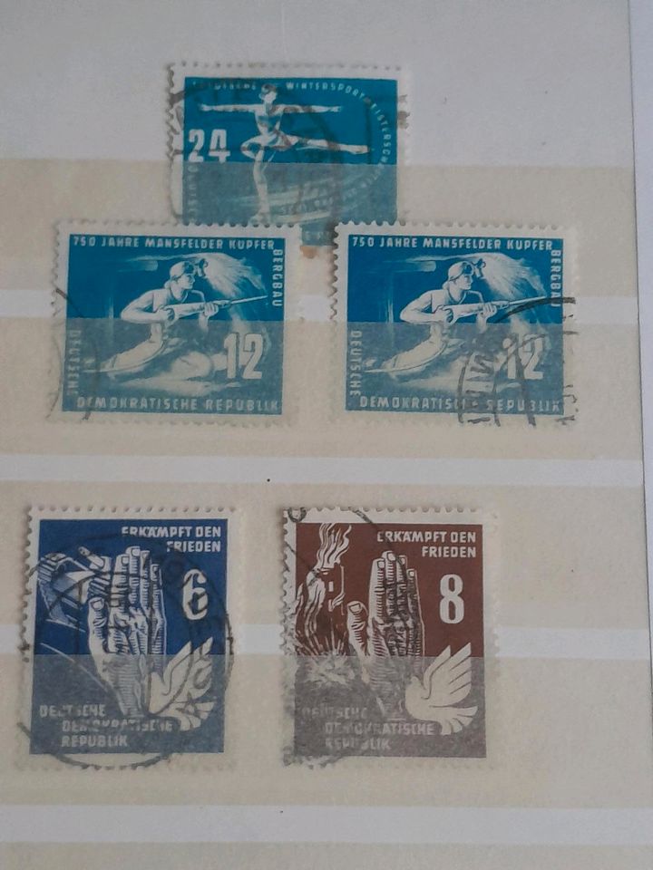 Briefmarken der DDR in Berlin