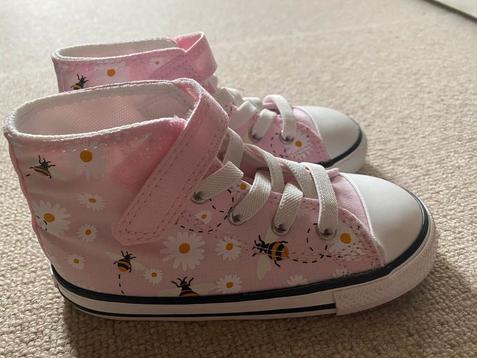 Converse Mädchen Schuhe,25,neu,rosa mit Bienen in Bad Segeberg