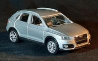 Audi Q 3 silber eissilber Modellauto 1:43 tuning no R S sport Sachsen-Anhalt - Salzmünde Vorschau