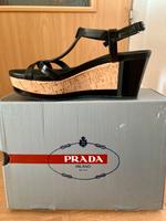 PRADA Wedges, Sandalen Gr.39 Neuwertig Leipzig - Großzschocher Vorschau