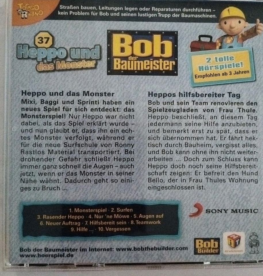 Bob der Baumeister, Folge 37, Hörspiel -CD in Bad Karlshafen