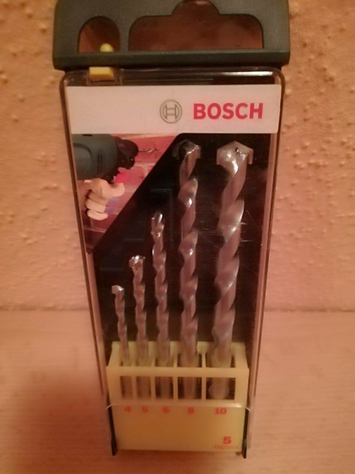 5 Tlg Steinbohrer Bosch neu in Atting