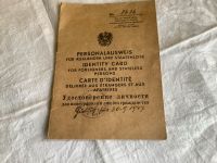 Personalausweis für Ausländer u.Staatenlose 1947 Thüringen - Greiz Vorschau