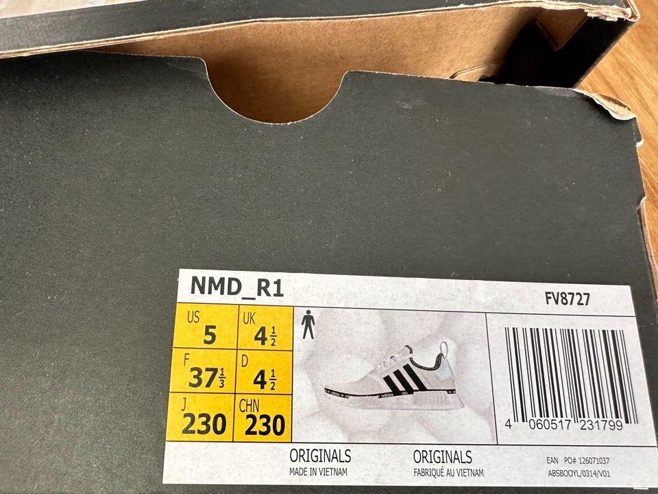 Adidas Originals Sportschuhe Laufschuhe weiß schwarz Größe 37 in Stuttgart