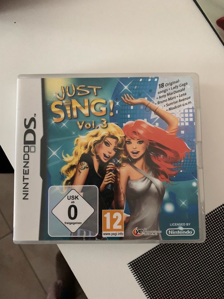 Just Sing! Vol.3 Nintendo DS Spiel in OVP in Bad Segeberg