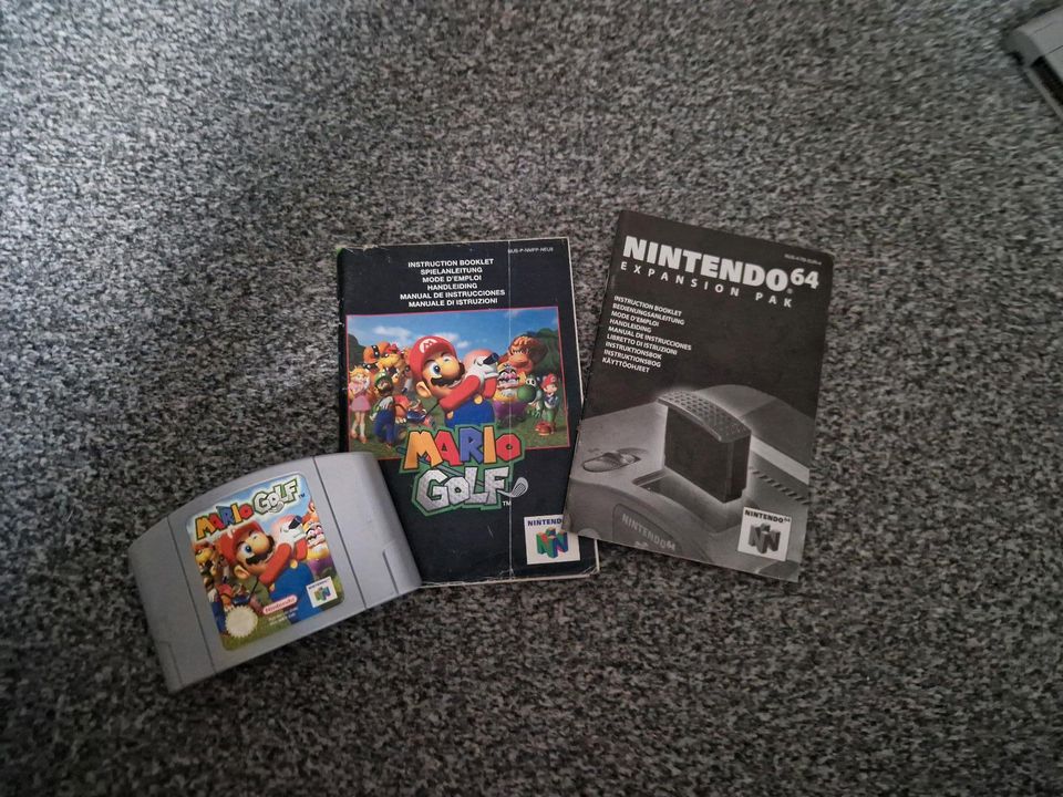 Mario Golf mit Heft Nintendo 64 in Hohenthurm