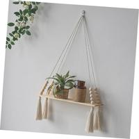 Wandregal Holzregal Hängeregal Regal Seilregal Makramee Boho Holz Bayern - Bamberg Vorschau