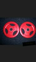 Hantelscheiben 2x 2,5 kg Gripper Gummiert 30mm rot Duisburg - Hamborn Vorschau