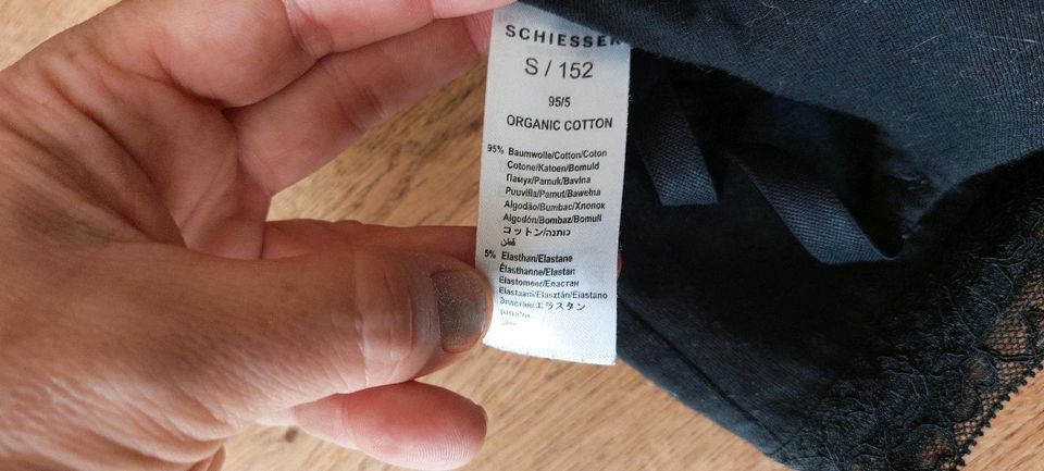 4x Schiesser Bustier Gr. 152 Unterwäsche - organic cotton in Trier