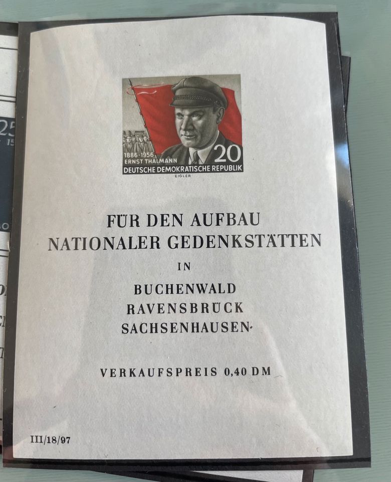 DDR Briefmarken Konvolut in Rostock