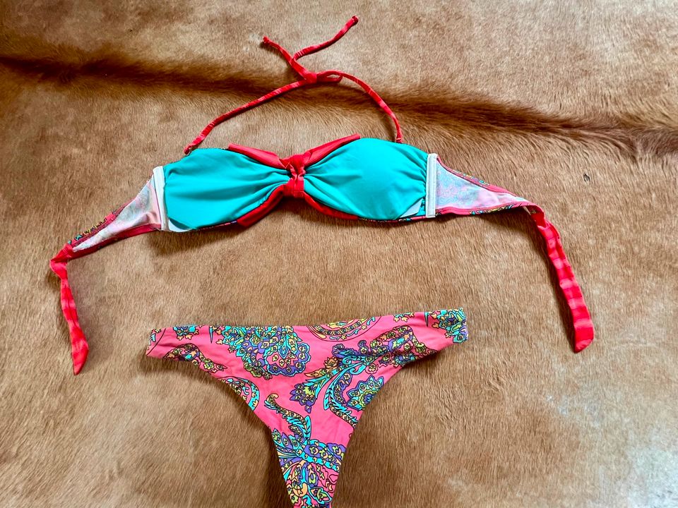 Sexy Designer Bikini Set Paisley aus Spanien Pink NP: 140€, S - M in München