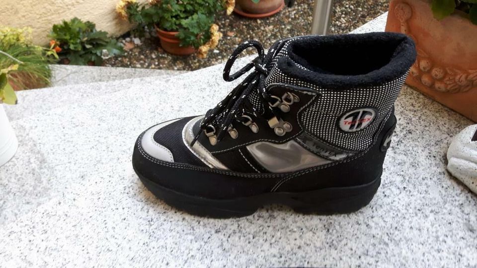 Outdoor-/Wanderschuhe gefüttert Tentex schwarz-silber Gr. 37 NEU in Weinheim