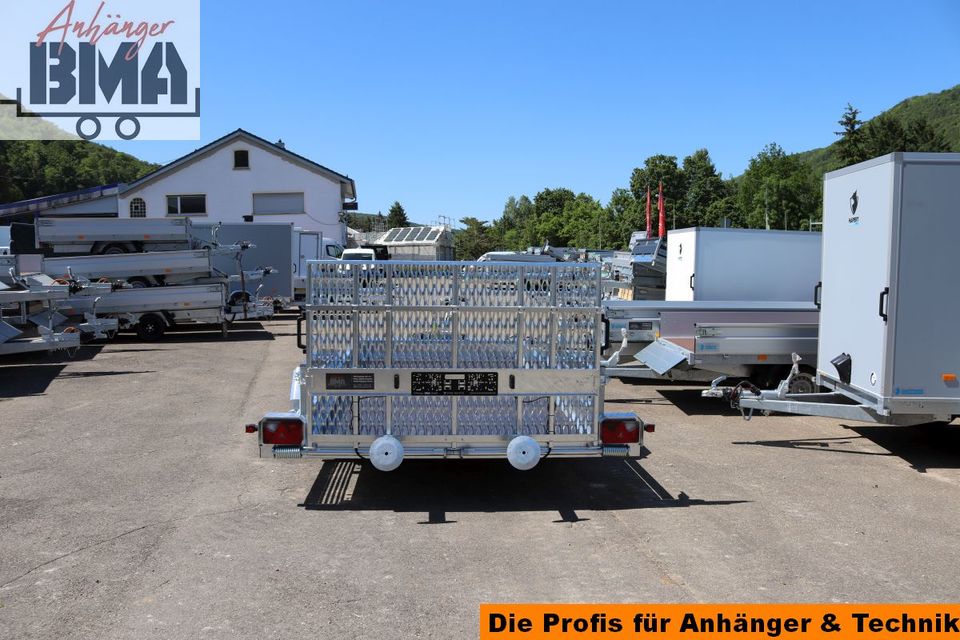 Hapert Indigo Maschinentransportanhänger 405x179 3500kg Parabel in Tannheim