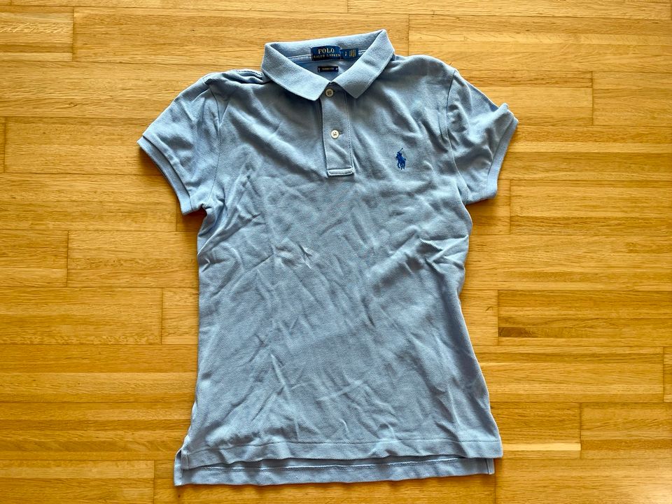 Poloshirt von Polo Ralph Lauren, Gr. S, skinny fit, hellblau in Wendlingen am Neckar