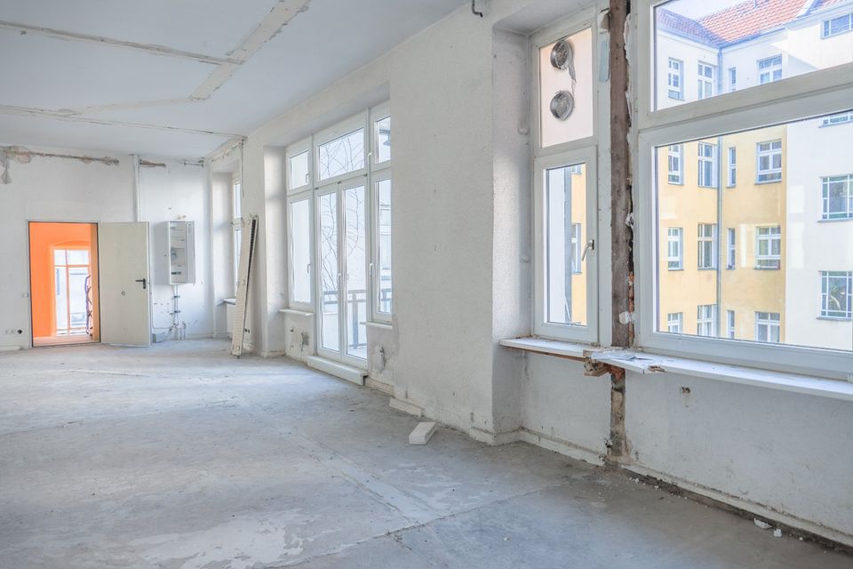 6 leere Lofts als WEG-Paket im eigenen Gebäudeteil mit Balkons in Berlin