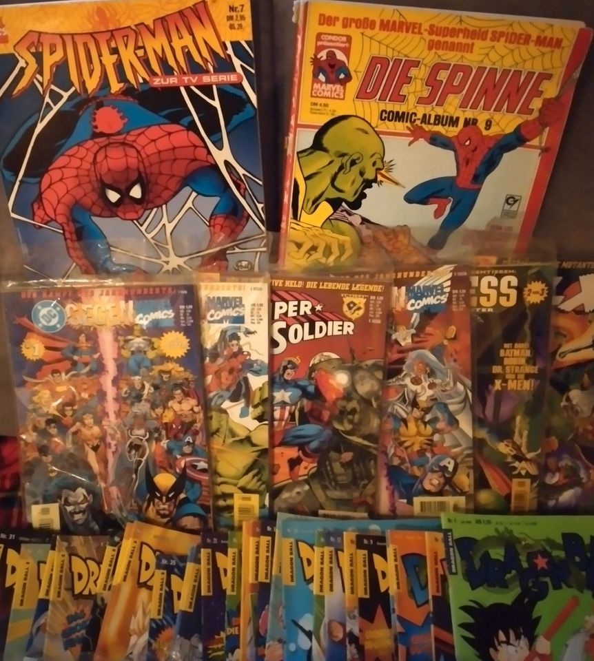 Comic Konvolut Dragon Ball Spider Bat Man Green Goblin Marvel DC in Köln