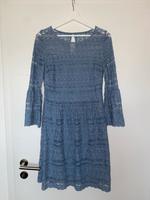 Spitzenkleid C&A Yessica Gr. 36 taubenblau dusty blue Hessen - Vöhl Vorschau