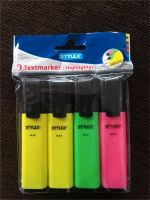 1 x 4 Stück STYLEX Textmarker / Leuchtstifte >> gelb, grün, pink Bayern - Salzweg Vorschau