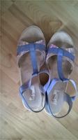 Damen-Sandalen, Keilabsatz,Gr.40,blau kombi, Rieker, Leder, neuw. Brandenburg - Rabenstein/Fläming Vorschau