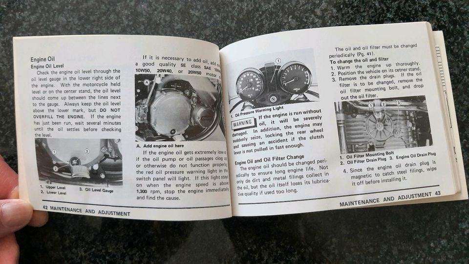 Kawasaki Z 1000 - A1 Owners Manual, Fahrerhandbuch 1976 englisch in Ottweiler