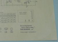 DDR Stern Recorder Original Stromlaufplan,VEB Stern-Radio  Berlin Thüringen - Bad Langensalza Vorschau