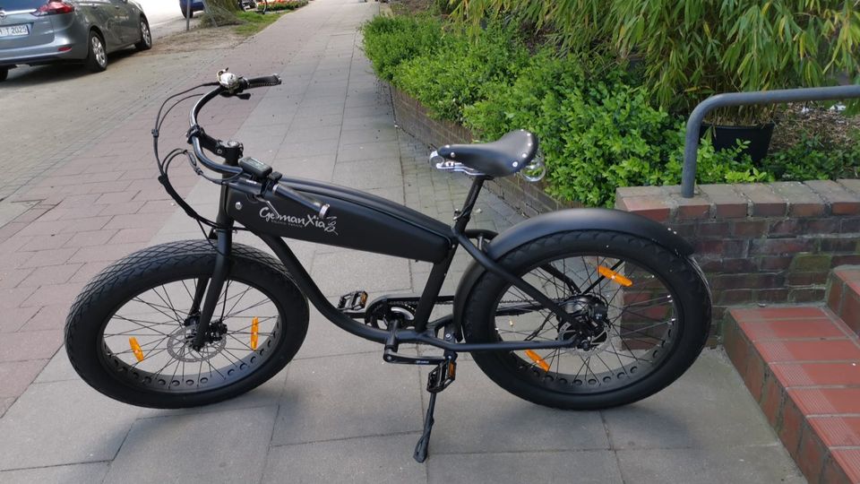 E-Bike GermanXia Black Sinner E-Fatbike 26" in Hamburg