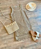 Crochet Häkel Kleid Sommer Gr M  Boho Niedersachsen - Wolfsburg Vorschau