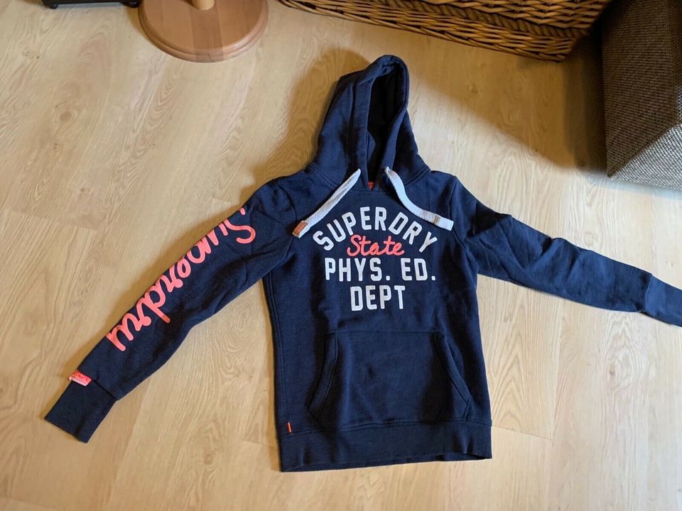 Hollister Damen Sweatshirt Sweat hoodie weiß Gr S/M in Gevelsberg