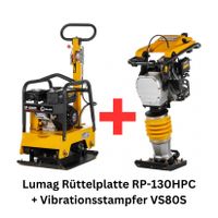 Lumag – Set Rüttelplatte RP130HPC + Vibrationsstampfer VS80S Rheinland-Pfalz - Grünstadt Vorschau