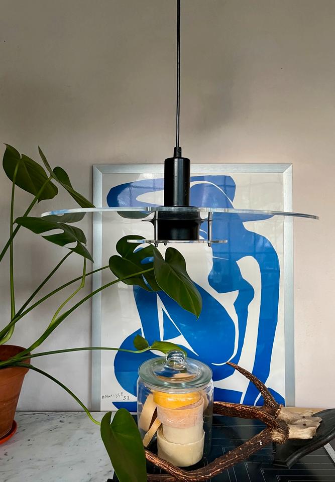 Ikea Lampe Leuchte T712 Plexi Acrylglas Space Age Design 70er in Darmstadt