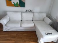Weiße L-förmige Couch zu verkaufen - Breite 2,50m Länge 1,60 Rheinland-Pfalz - Ludwigshafen Vorschau