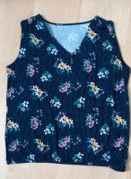 Vivance Shirt blau mit Blumen Gr. 40/42 neuwertig Hessen - Hanau Vorschau