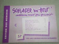 1 altes Notenheft „Schlager von Heut’“ Schleswig-Holstein - Kiel Vorschau