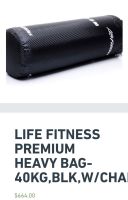 Life Fitness Boxsack Heavy Bag - Hochwertige Qualität für Ihr GYM Bayern - Pocking Vorschau