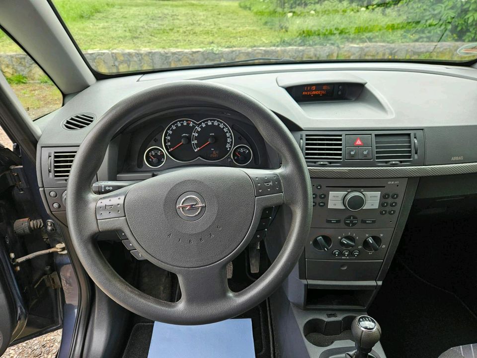 Opel Meriva 1.6 16v Tüv/Au neu Sitzh Klimaanlage Scheckheft gepfl in Mühlhausen
