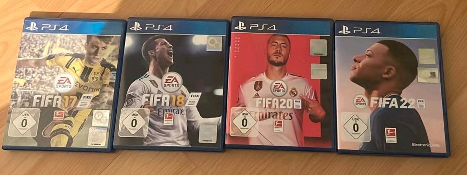 Fifa 17, 18, 20 und 22 (PS4 Version) in Igensdorf