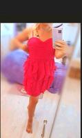 WiNeu ❤️ Abend Cocktail kleid M 38 S 36 pink Volant Rüschen Laona Bayern - Straubing Vorschau